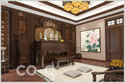 Thiết kế nội thất biệt thự tân cổ điển BT 01 Mộc Lan Vinhomes Mễ Trì
